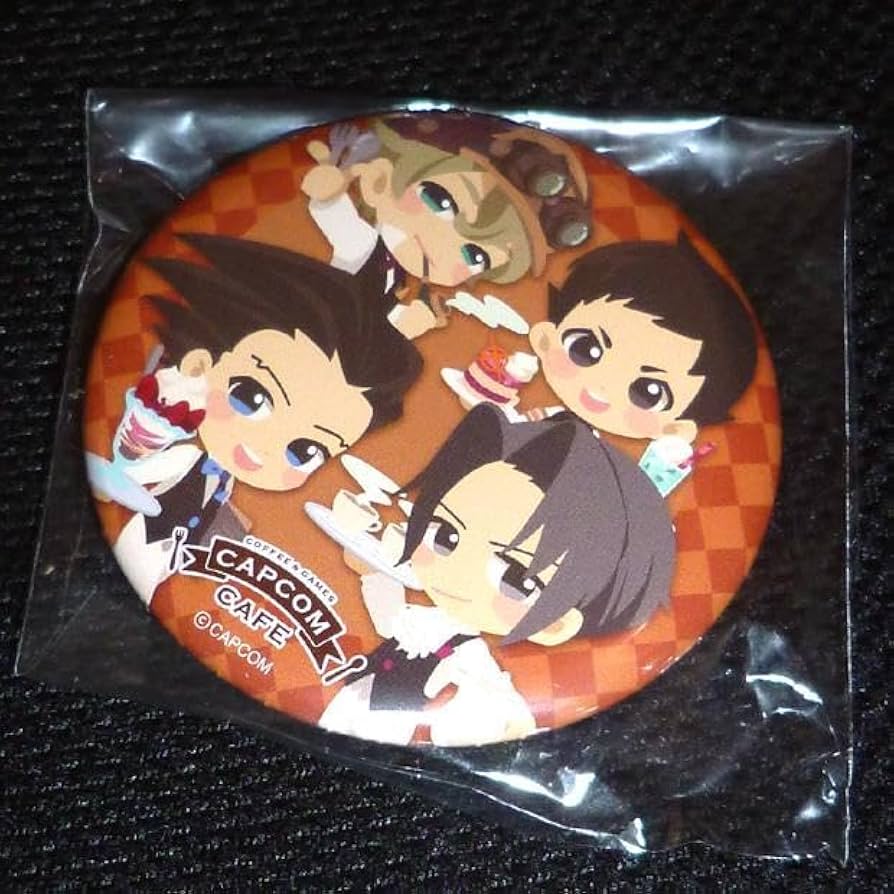 逆転裁判 成歩堂龍一 御剣怜侍　カプコンカフェ 20th アクリルスタンド 逆転裁判成歩堂龍一御剣怜侍カプコンカフェ